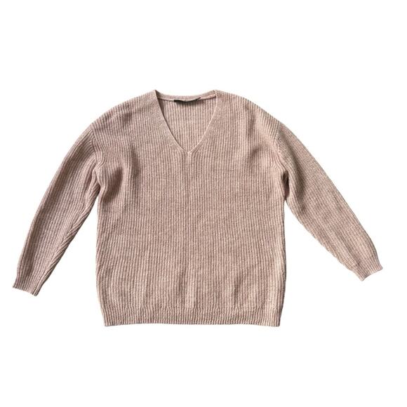 Jenni Kayne Alpaca Cabin Sweater Dusty Rose - Picture 3 of 10
